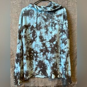 Ice Dyed Edgar + Ash Hoodie Mens M